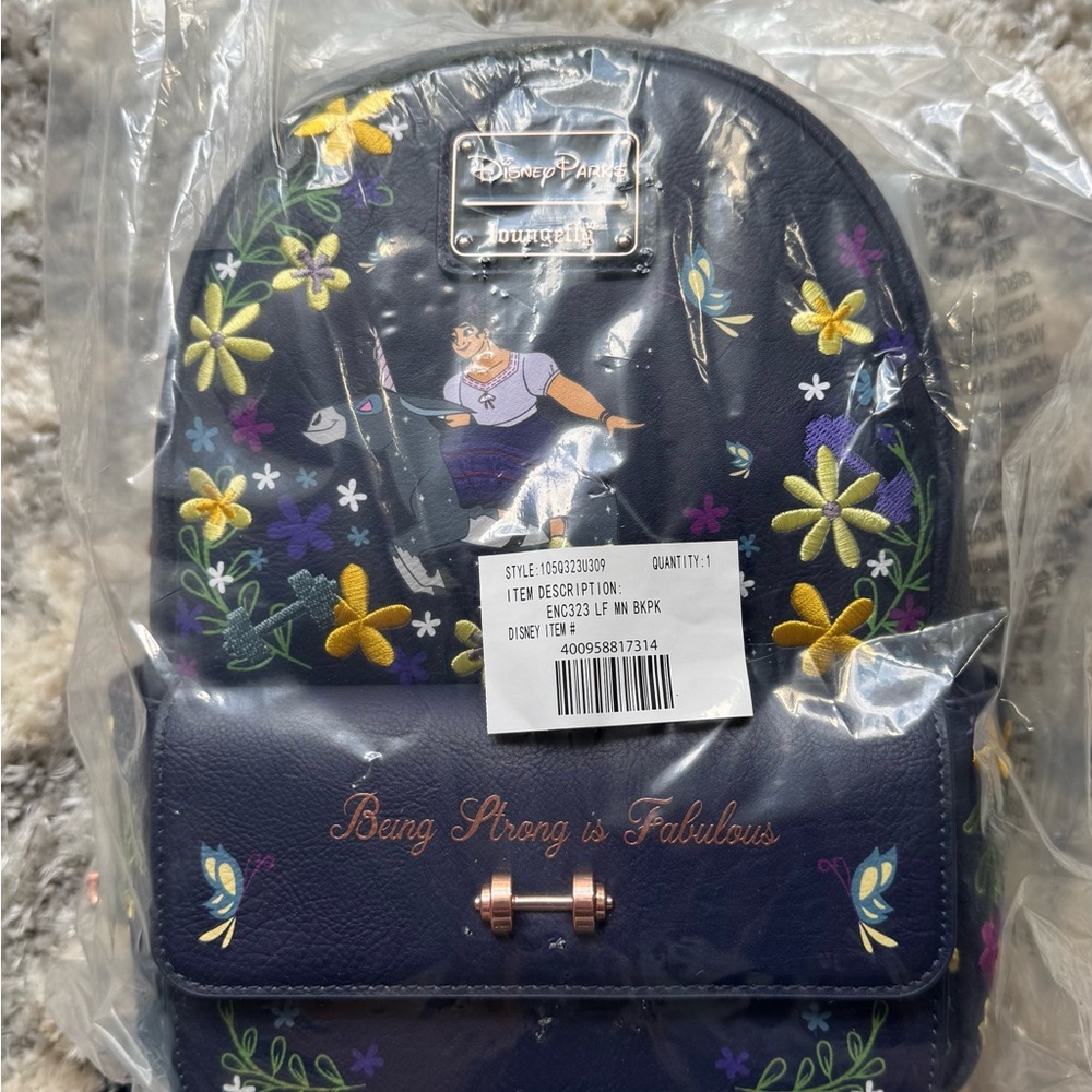 Disney Navy Floral Backpack